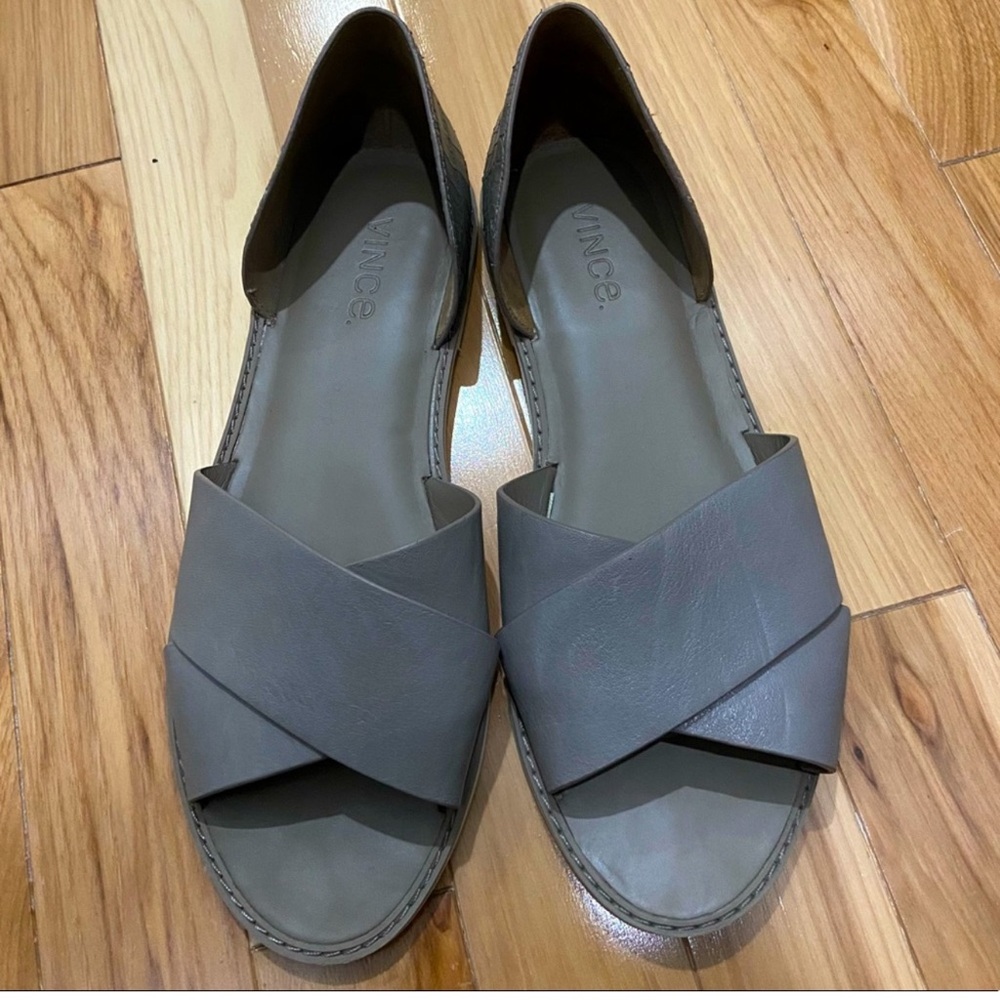 Vince great sandals genuine leather 9